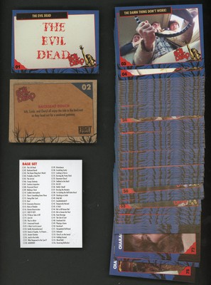 2019 The Evil Dead Bruce Campbell Ted Raimi 1st Print Complete Base Set
