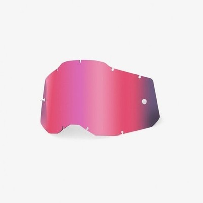 100% (Ersatzteile) Objektiv - Accuri-2/Strata-2/Racecraft-2 - Iridium - Pink