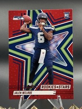 Jalen Milroe Panini Rookies & Stars Seattle Seahawks Rookie Football Card 2025
