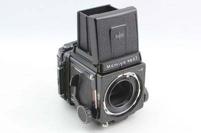 w/Hood [Near Mint+] Mamiya RB67 Pro S Film Camera C 127mm f3.8