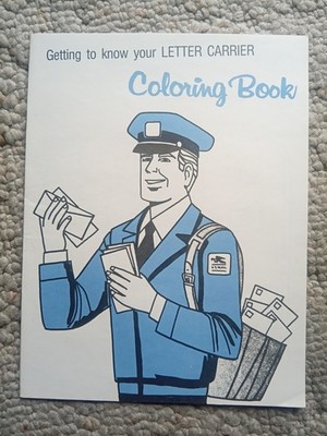 Reduced Getting to Know Your Letter Carrier Coloring Book