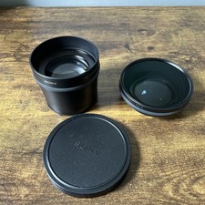 Sony Wide Conversion Lens VCL-DH0774 Tele Conversion Lens VCL-DH1774