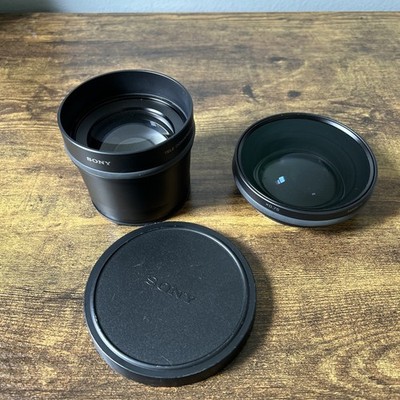 Sony Wide Conversion Lens VCL-DH0774 & Tele Conversion Lens VCL-DH1774