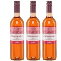 Makedonikos Boutari Rosé Halbtrocken 3X 0,75L | Halbtrockener RoséWein