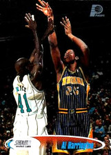 1998-99 Stadium Club #216 Al Harrington RC Indiana Pacers