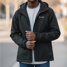 Columbia Youth Softshell Hooded Jacket Size XL