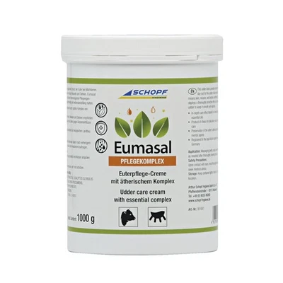 SCHOPF HYGIENE Schopf Eumasal - Euterpflegecreme mit ätherischem Komplex 1 kg Milchtiere Pflege