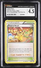 Pokemon Tropical Beach Black Star Promo BW50 World Champs Top Thirty-Two CGC 4.5