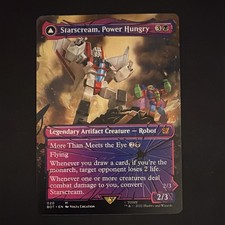Brothers' War Transformers Starscream Shattered Glass  020 Eng MTG WotC