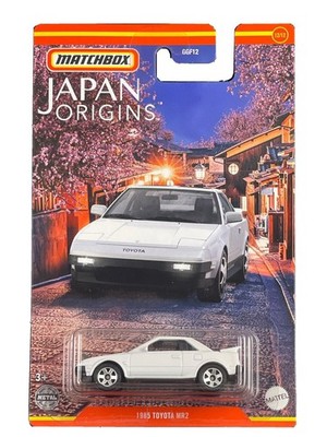 Diecast Matchbox 1/64 1985 Toyota MR2 White Japan Origins Car Metal Brand New