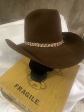 Vintage American hat, 1975 brown 6 7/8