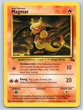 1999 POKEMON FOSSIL MAGMAR 39/62 UNLIMITED UC NM A97090 FREE S&H on eBay