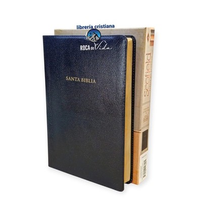 Biblia de Estudio Scofield RV1960, piel Fabricada, negro
