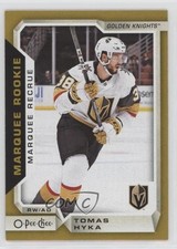 2018-19 O-Pee-Chee Marquee Rookies Glossy Gold Border Tomas Hyka #537 1o3