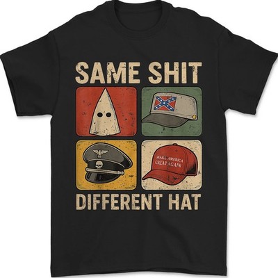 Same Sh*t Different Hat Retro Vintage Funny Jokes Men Women T-Shirt