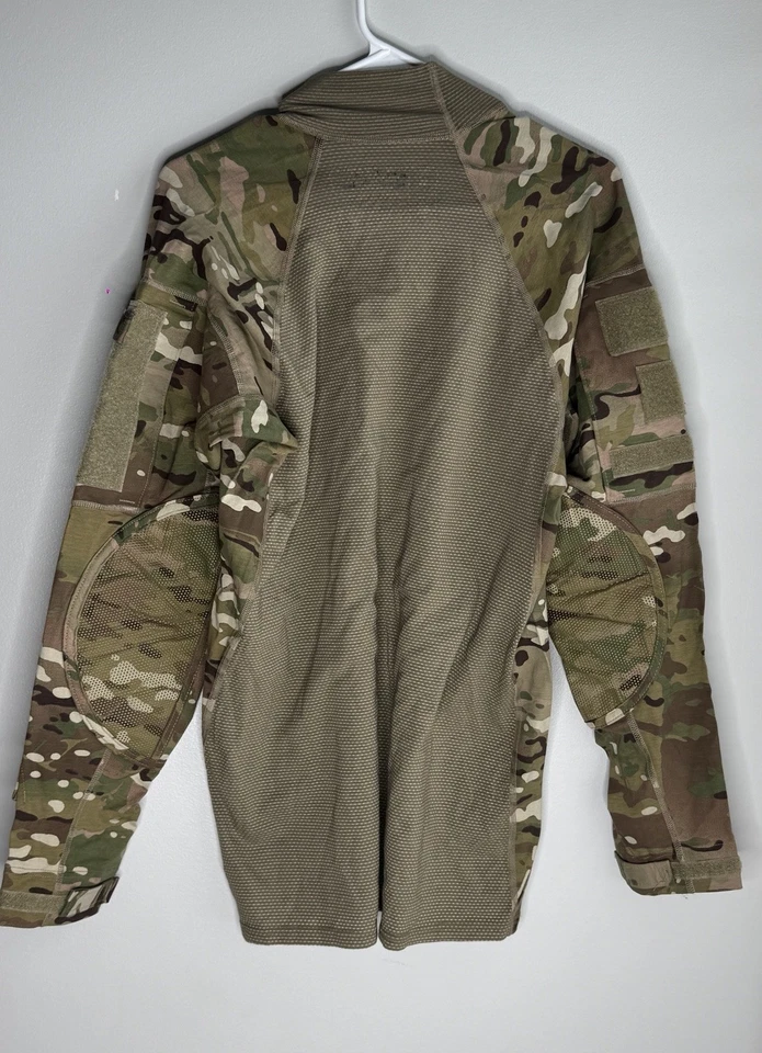 US Army Combat Shirt Mens Medium Multicam Flame Resistant Tactical Military Camo - Image 2 of 4