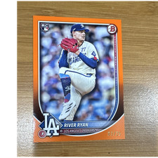 Topps 2025 Bowman River Ryan Los Angeles Dodgers #69 Orange /25 Rookie