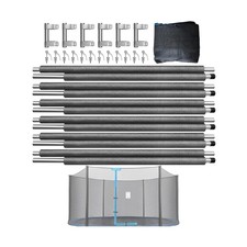 Zoomster Trampoline Replacement Enclosure Pole with 14FT Trampoline Enclosure...