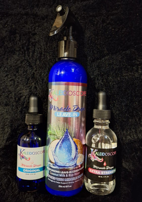 Kaleidoscope Miracle Drops Leave-In Conditioner Coconut Milk Rice Water 8 fl oz