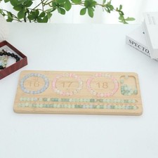 Wooden Bead Tray Bracelet Beading Board Boards for Jewelry Making