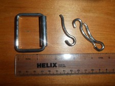 Heavy Duty Wave Roller Stainless Steel Hypoallergenic Belt Buckle, Any Size