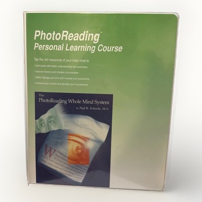 Vintage PhotoReading' Whole Mind System Personal Learning Course Paul R Scheele