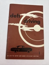 1952 Ford Booklet "Deft Driving-Aid to Safer and More Efficient Driving"