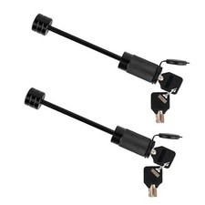 Trailer Tongue Coupler Lock, Dia 1/4 Inch, 3-1/2 Inch Span Trailer 2 Pack