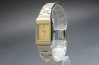 Vintage 1983 Seiko Exceline 7321-5140 NSACG Rectangle Quartz Women Watch JDM