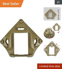 Khaki Tactical Night Vision Helmet Mount with Steel Screws