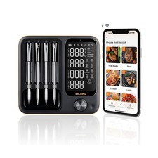 Wireless Meat Thermometer with 4 Probes, INKBIRD WiFi Meat Thermometer Digita...