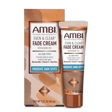 AMBI Even & Clear Facial Fade Cream, Hydroquinone Free, 1 oz