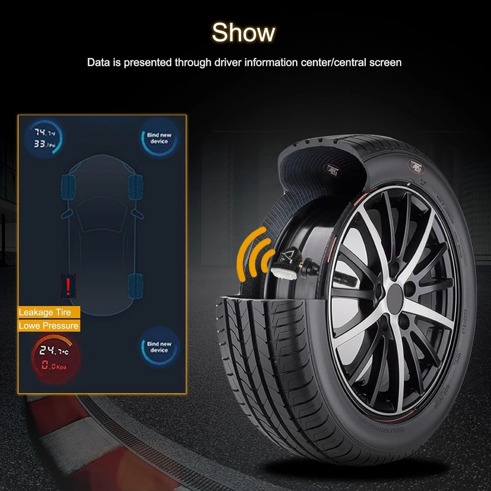 4 подлинных датчика давления в шинах 13540601 GM TPMS от оригинального производителя для грузовиков и фургонов GMC - Изображение 3 из 4
