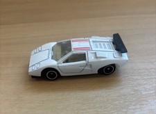 Vintage 1980's Welly Diecast 1/64 Scale White Lamborghini Countach Model Car