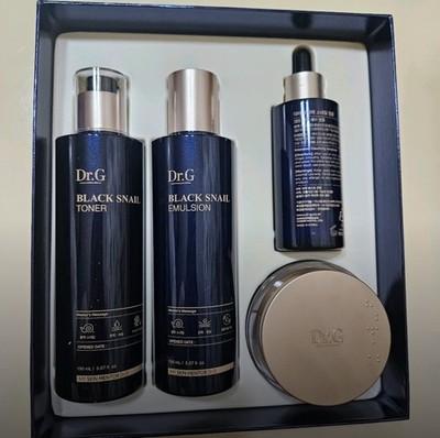 Dr.G Black Snail Prestige Full Size Set Toner + Emulsion + Ampoule + Cream korea
