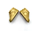 Hollywood Hair Ken Replacement Gold Metallic Shoes Vintage 1992 Mattel #4829