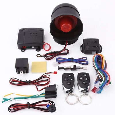 Qiilu Car Security Alarm System Shock Sensor Universal Car Alarm Security