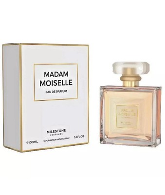 Madam Moiselle by Milestone Eau de Parfum for Women 3.4 OZ / 100ml NEW SEALED