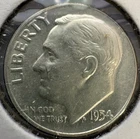 1954 P Roosevelt Dime