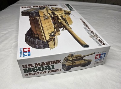 Tamiya M60A1 U.S. Marine Reactive Armor 1:35 Model Kit Tank Figure