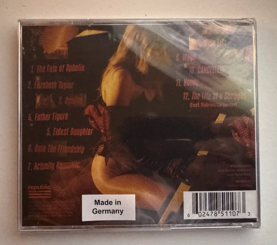 Taylor Swift – “The Life of a Showgirl (It’s Frightening Ver.)” CD + Poster LIMI - Bild 2 von 2