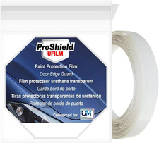 Roll Door Edge Guard Made with Paint Protection Film 0.4" 1" 2" 4" 8" X 240" 5'
