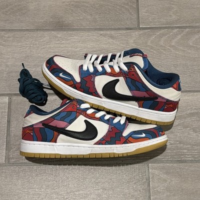 NIKE SB DUNK LOW PARRA ABSTRACT ART SIZE 10
