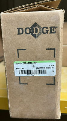 NEW DODGE 126818 P2B-SCM-207 2 BOLT PILLOW BLOCK BEARING NIB