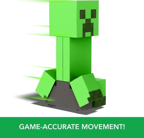 Mattel Minecraft Exploding RC Creeper * Luces y sonidos, 10 explosiones y código DLC - Imagen 6 de 8