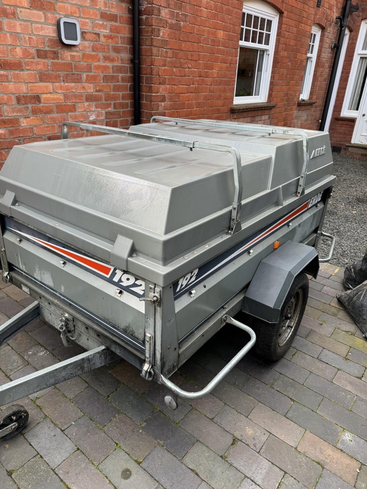 Erde tipping trailer (192) Box Car Camping Trailer with ABS Cover And