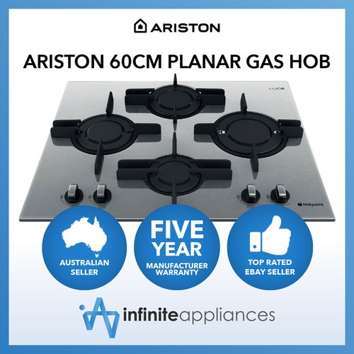 Ariston 60cm Stainless Steel Direct Flame Planar Gas Cooktop Hob  (Discontinued) | eBay
