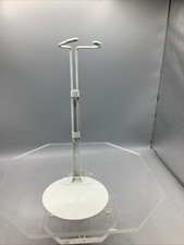 Kaiser White Adjustable Doll Stand 4.5  base, 7.5-11" Adj. height, 2  claw White