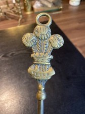 Vintage WALES 18  Brass Shoe Horn