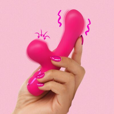 sex toy free shipping Bang!: Mini Suction Silicone G-Spot Rabbit Vibrator ---FREE SHIPPING!!!
